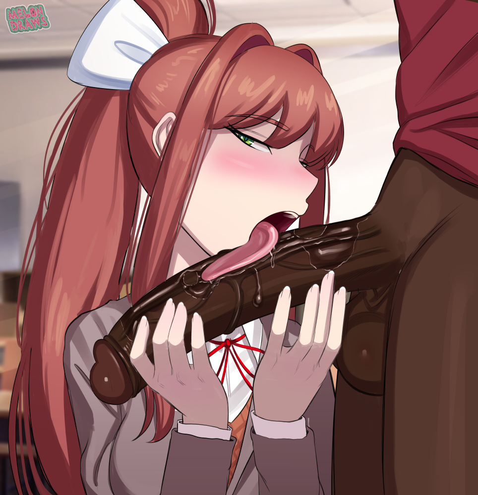 Monika (Doki Doki Literature Club) Rule 34 – Balls