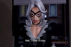 Black Cat & Black Cat (Alien) Rule 34 Video – 3monsters