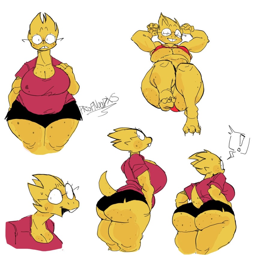 Alphys (Deltarune) Rule 34 – Ass