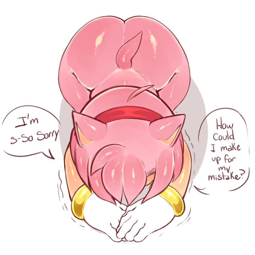 Amy Rose (Sega) Rule 34 – Apologizing
