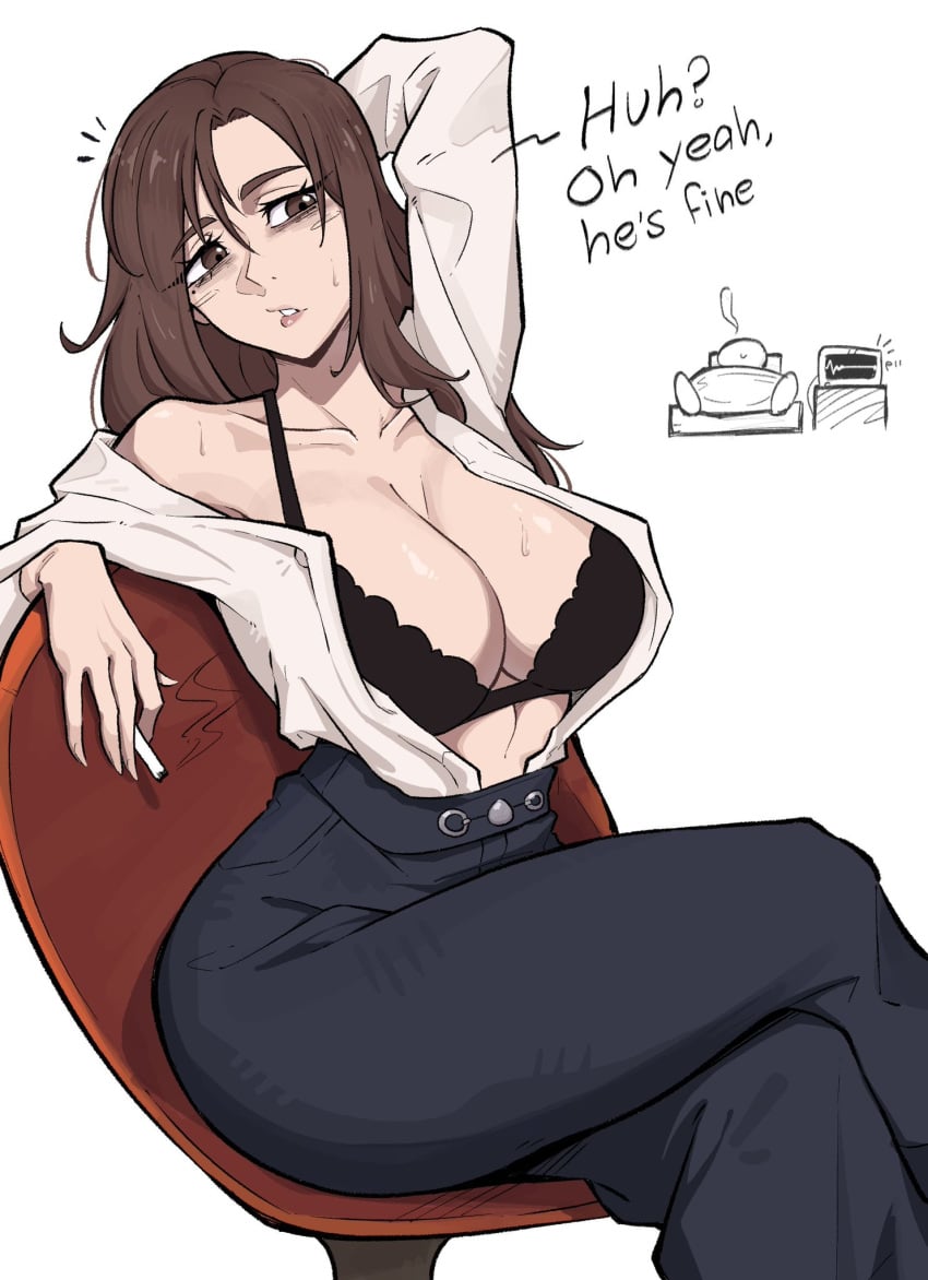 Shoko Ieiri Jujutsu Kaisen Rule 34 – MILF Hentai Pic