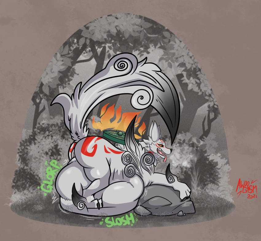 Amaterasu (Capcom) Rule 34 – Belly