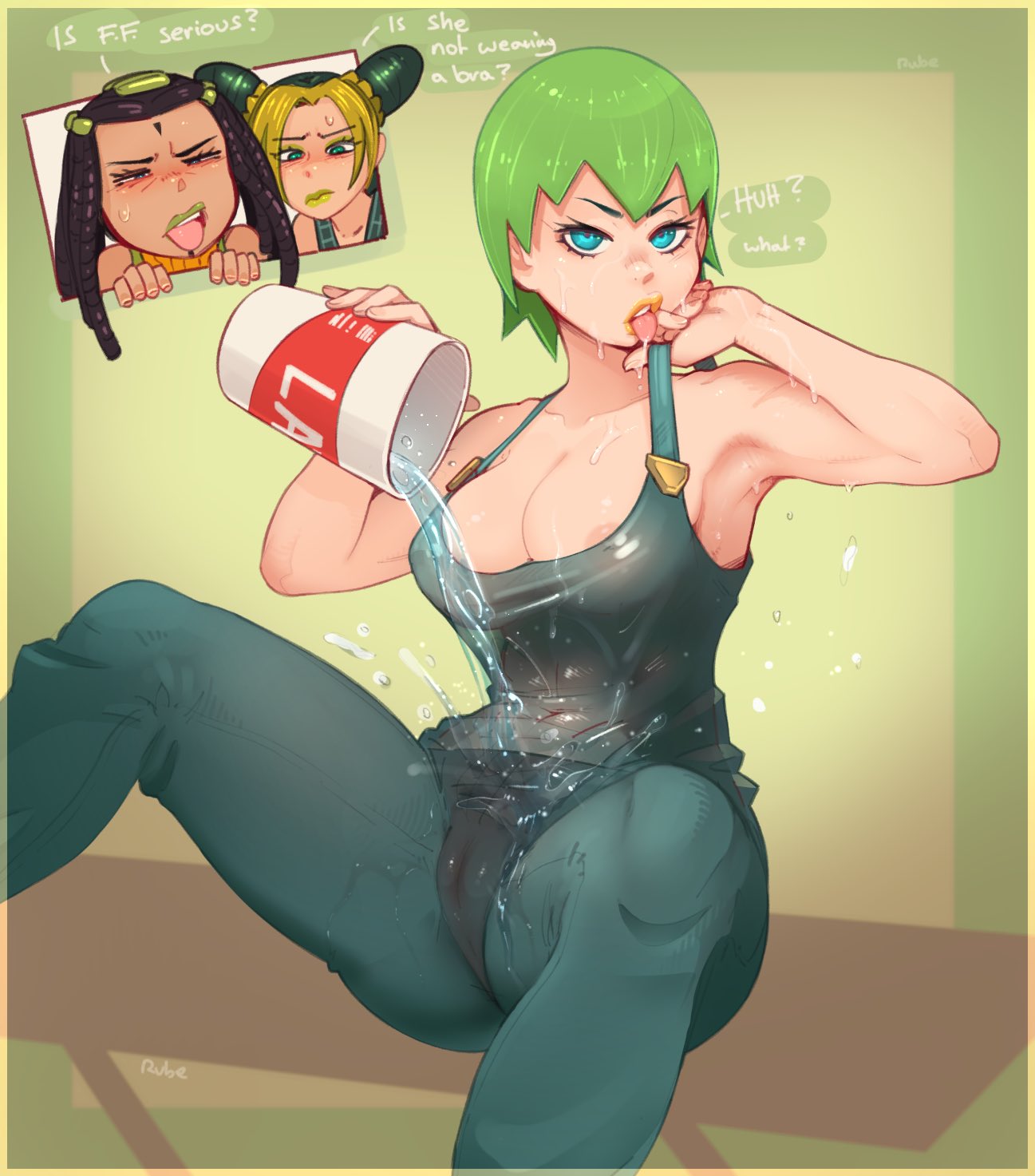 Ermes Costello & Foo Fighters (Jojo's Bizarre Adventure) Rule 34