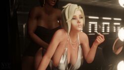 Ana Amari & Angela Ziegler (Overwatch) Rule 34 Video