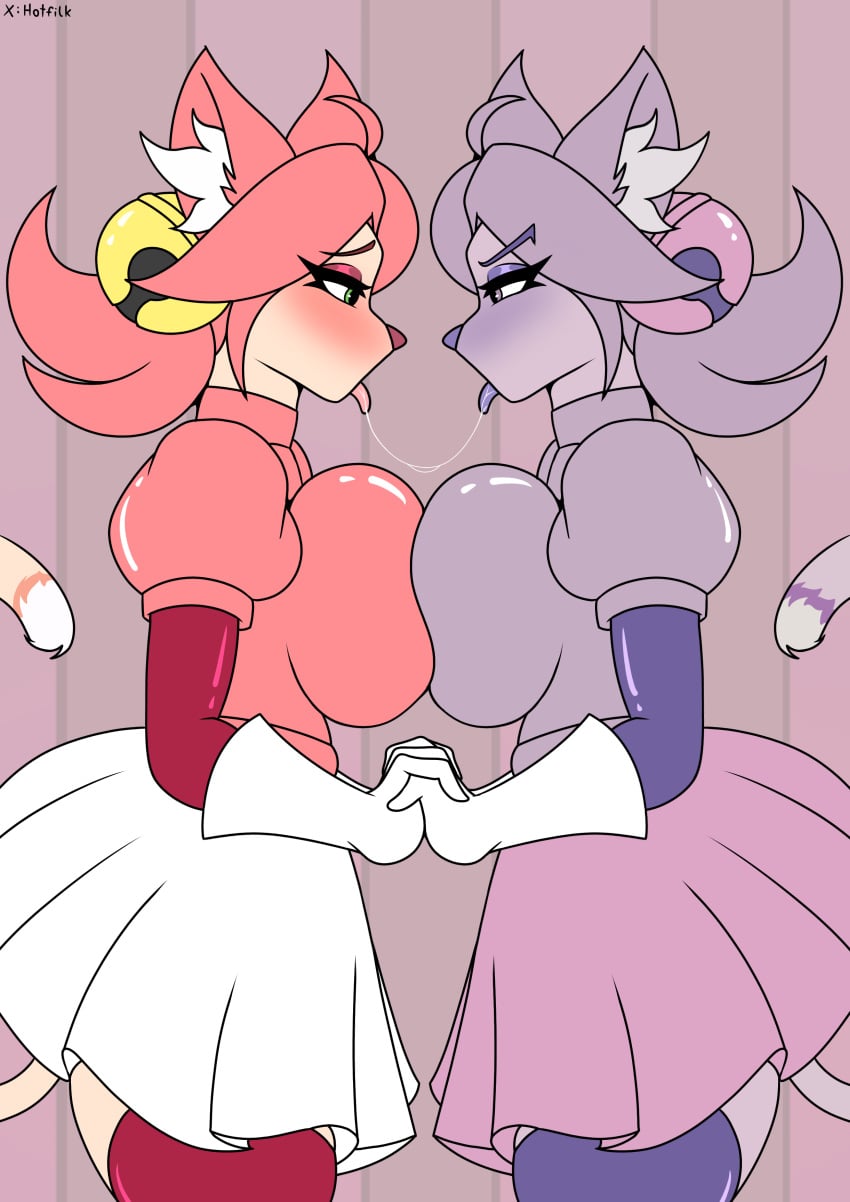 Mad Mew Mew & Mew Mew (Deltarune) Rule 34 – Anthro