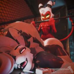 Loona & Moxxie (Helluva Boss) Rule 34 Video – Ahe Gao
