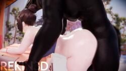 Horseguy & Mei (Overwatch) Rule 34 Video – Absurdly Large Cock