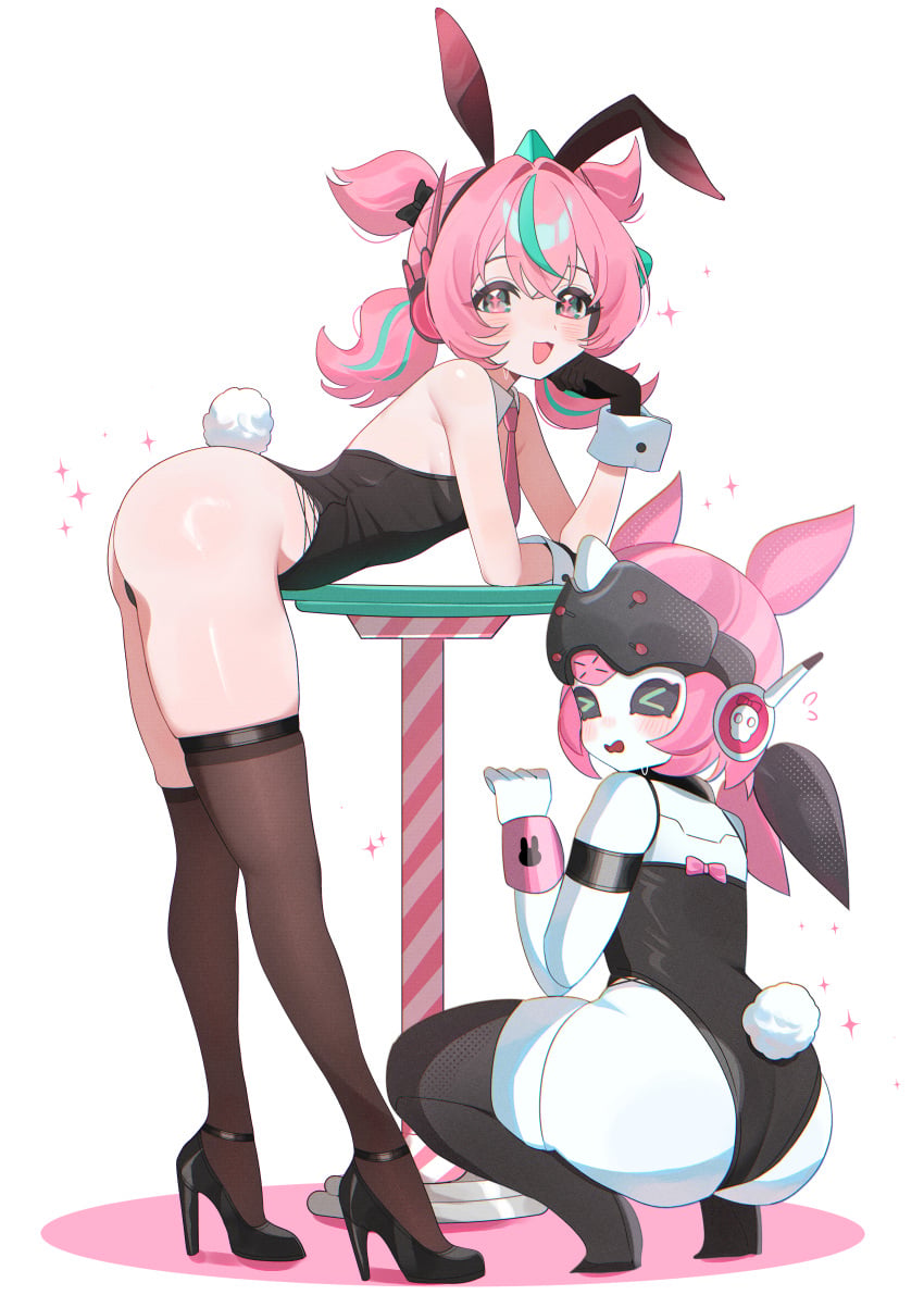 Aria & Aria (zenless Zone Zero) Rule 34 – Aqua Hair