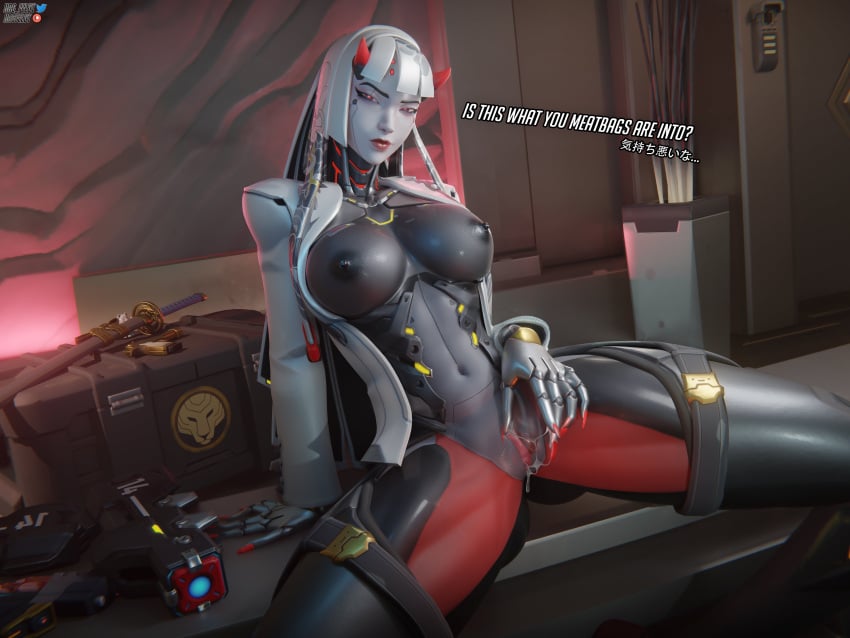 Shion (Overwatch) Rule 34 – Big Breasts