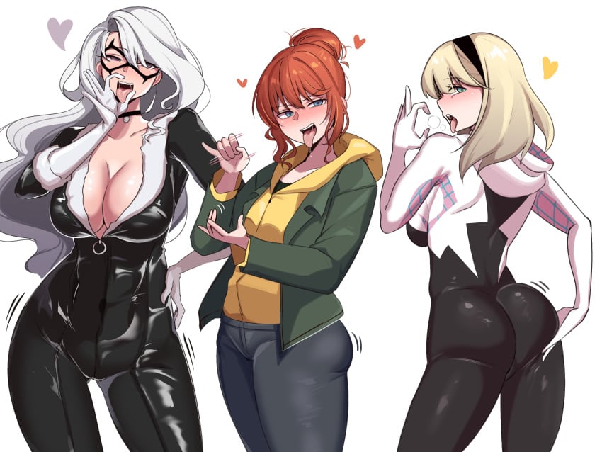 Black Cat & Felicia Hardy (Marvel) Rule 34 – Ass