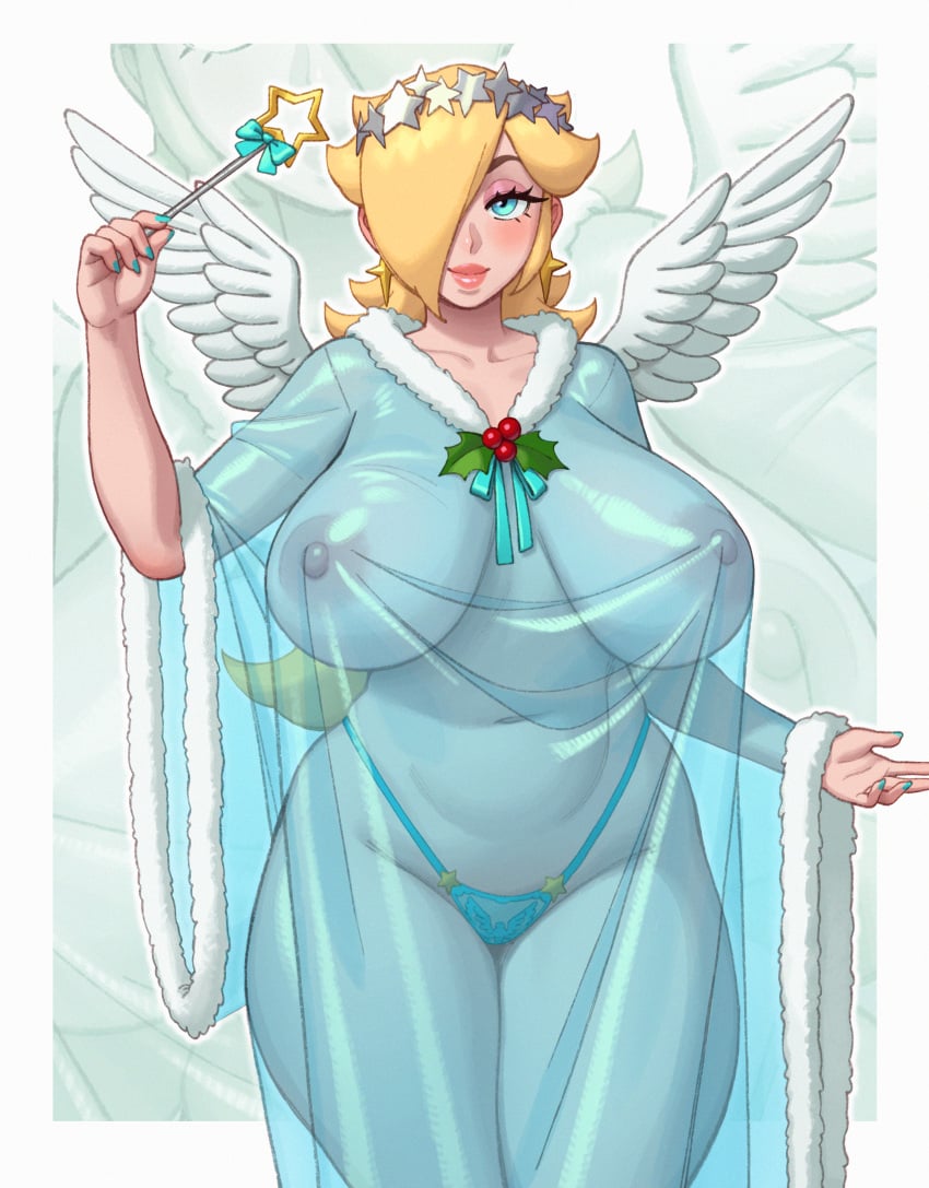 Princess Rosalina (Christmas) Rule 34 – Alternate Breast Size