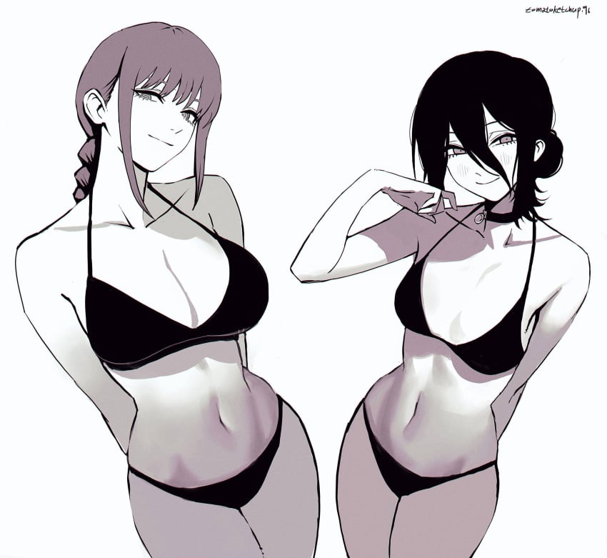 Makima & Reze (Chainsaw Man) Rule 34 – ///