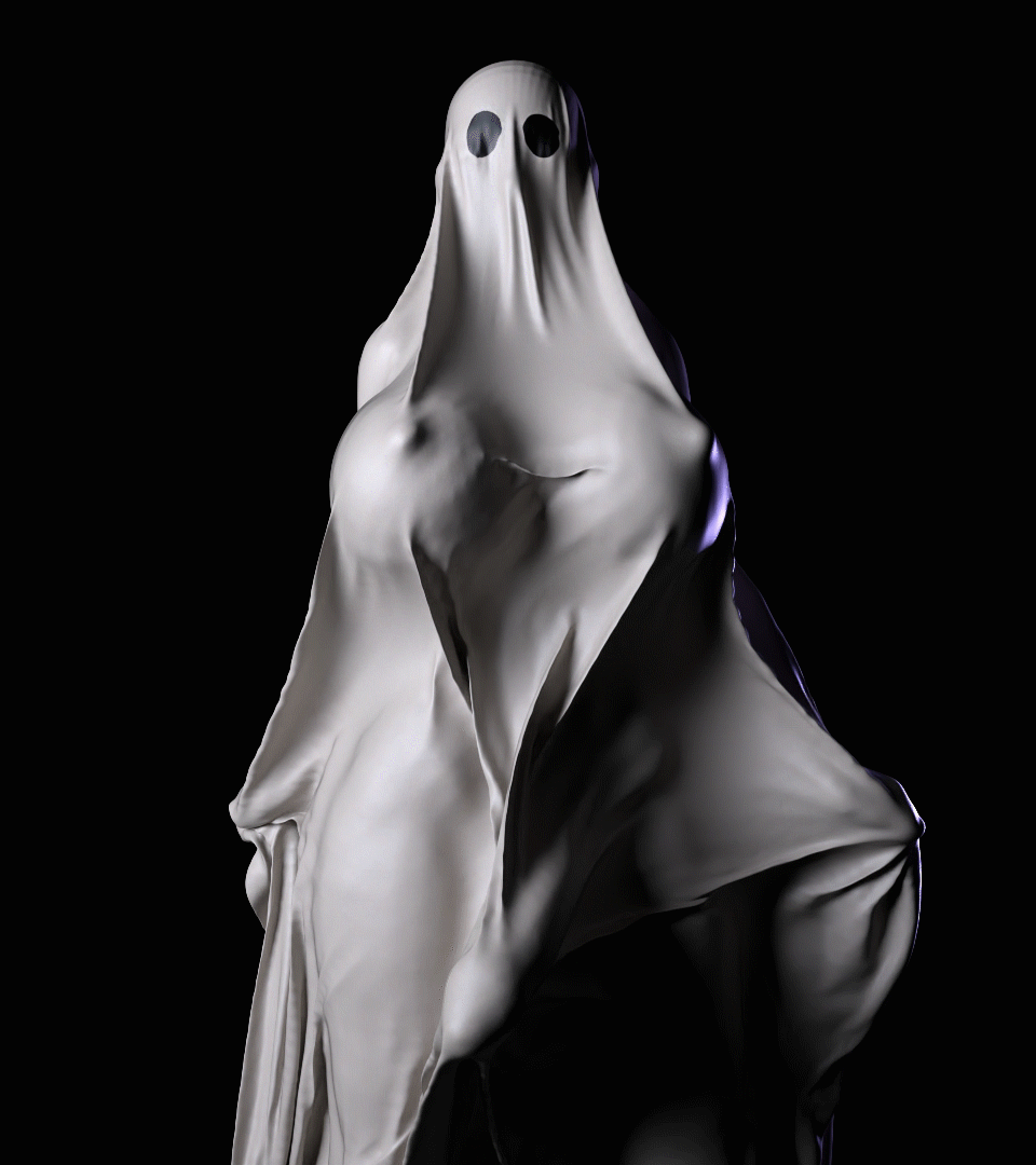 Halloween Rule 34 GIF – Bedsheet
