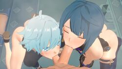 Chongyun & Xingqiu (Genshin Impact) Rule 34 Video