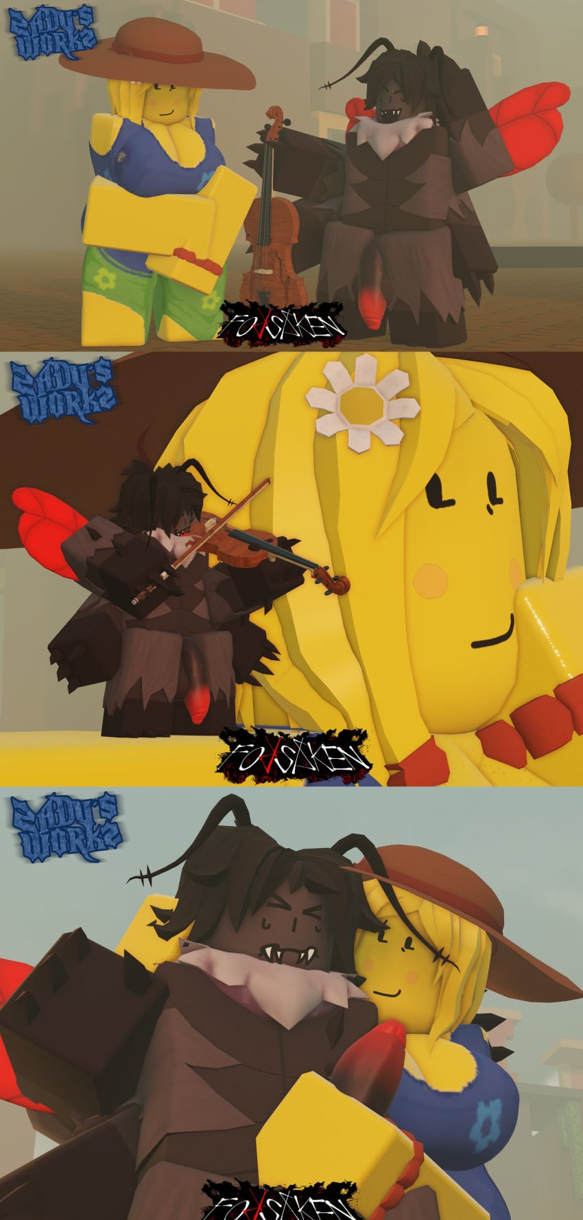 Robloxian & Noob Roblox Game Rule 34 – Big Dick 3D Pic