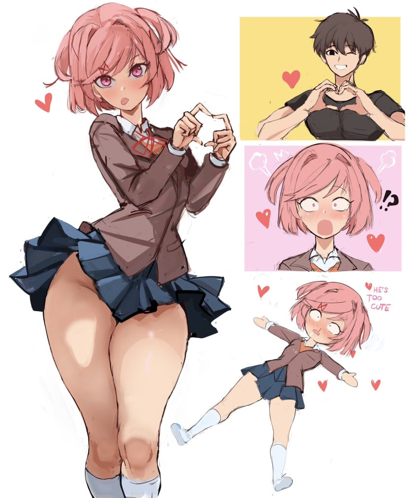 Natsuki Doki Doki Literature Club Rule 34 – Upskirt Hentai Pic