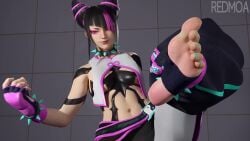 Juri Han (Street Fighter) Rule 34 Video – 5 Toes