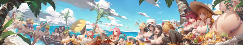 Alvida & Baby 5 (One Piece) Rule 34 – Aqua Hair