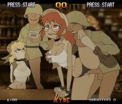 Eri Kasamoto & Fio Germi (Metal Slug) Rule 34 Video