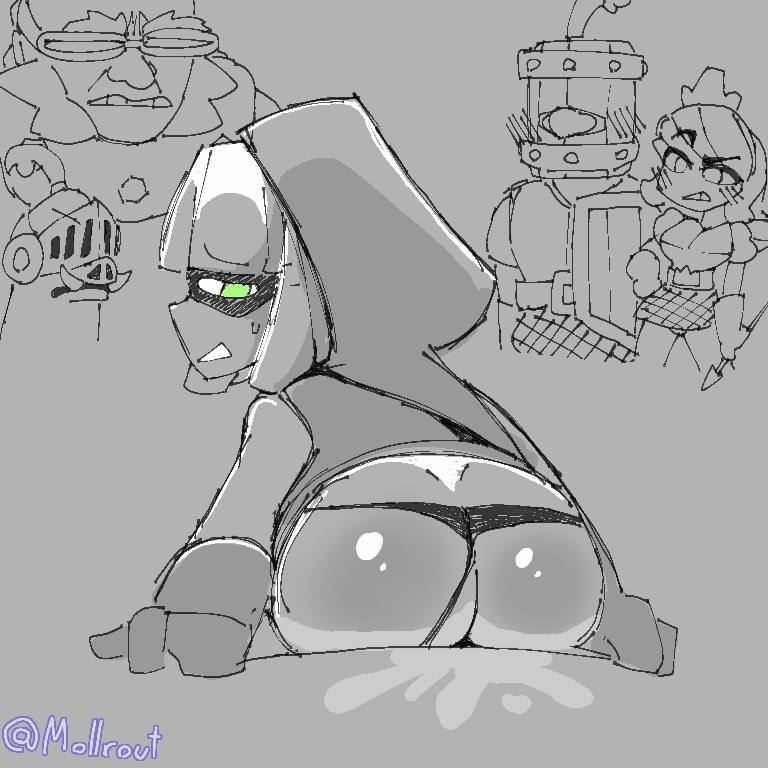 Background Character & Bandit (Clash) Rule 34 GIF