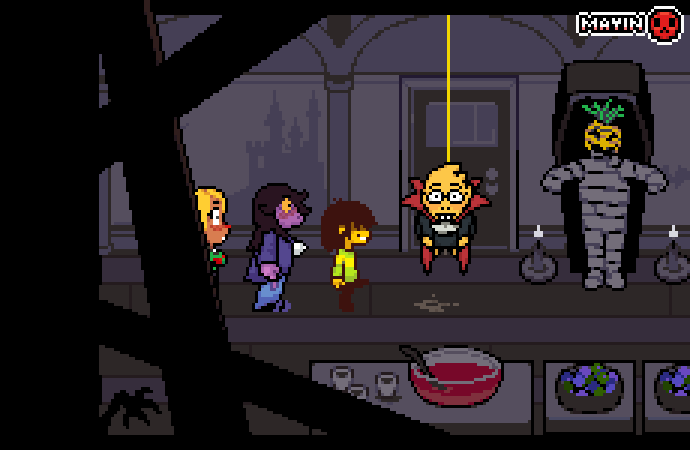 Alphys & Kris (Deltarune) Rule 34 GIF – Anus
