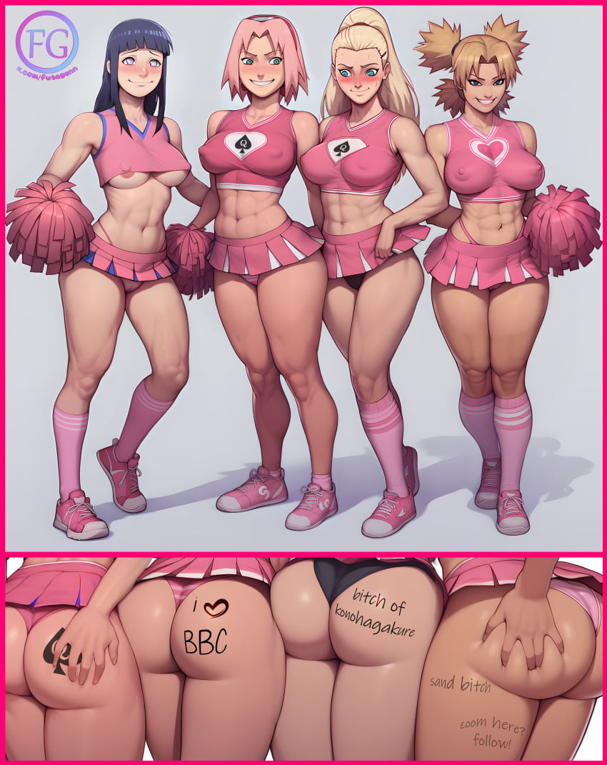 Hyuuga Hinata & Ino Yamanaka (Naruto) Rule 34 – Abs
