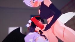 Momiji Inubashiri & Shameimaru Aya (Touhou) Rule 34 Video
