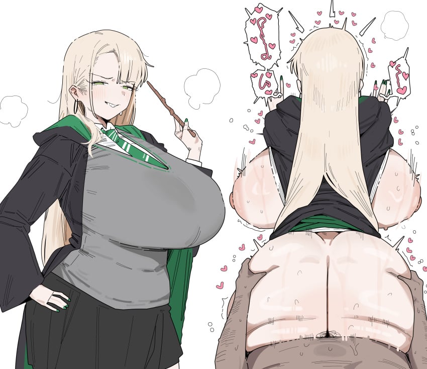 Draco Malfoy Harry Potter Rule 34 – From Behind & Wand Hentai Pic