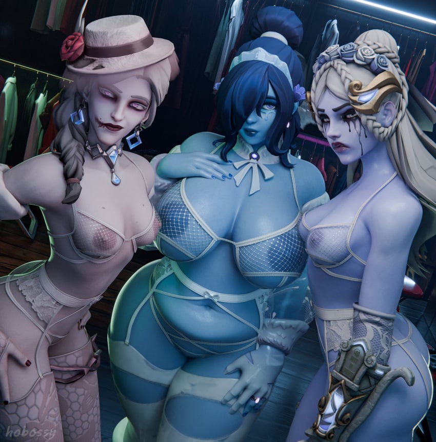Widowmaker & Mei Overwatch Rule 34 – Big Tits 3D Pic