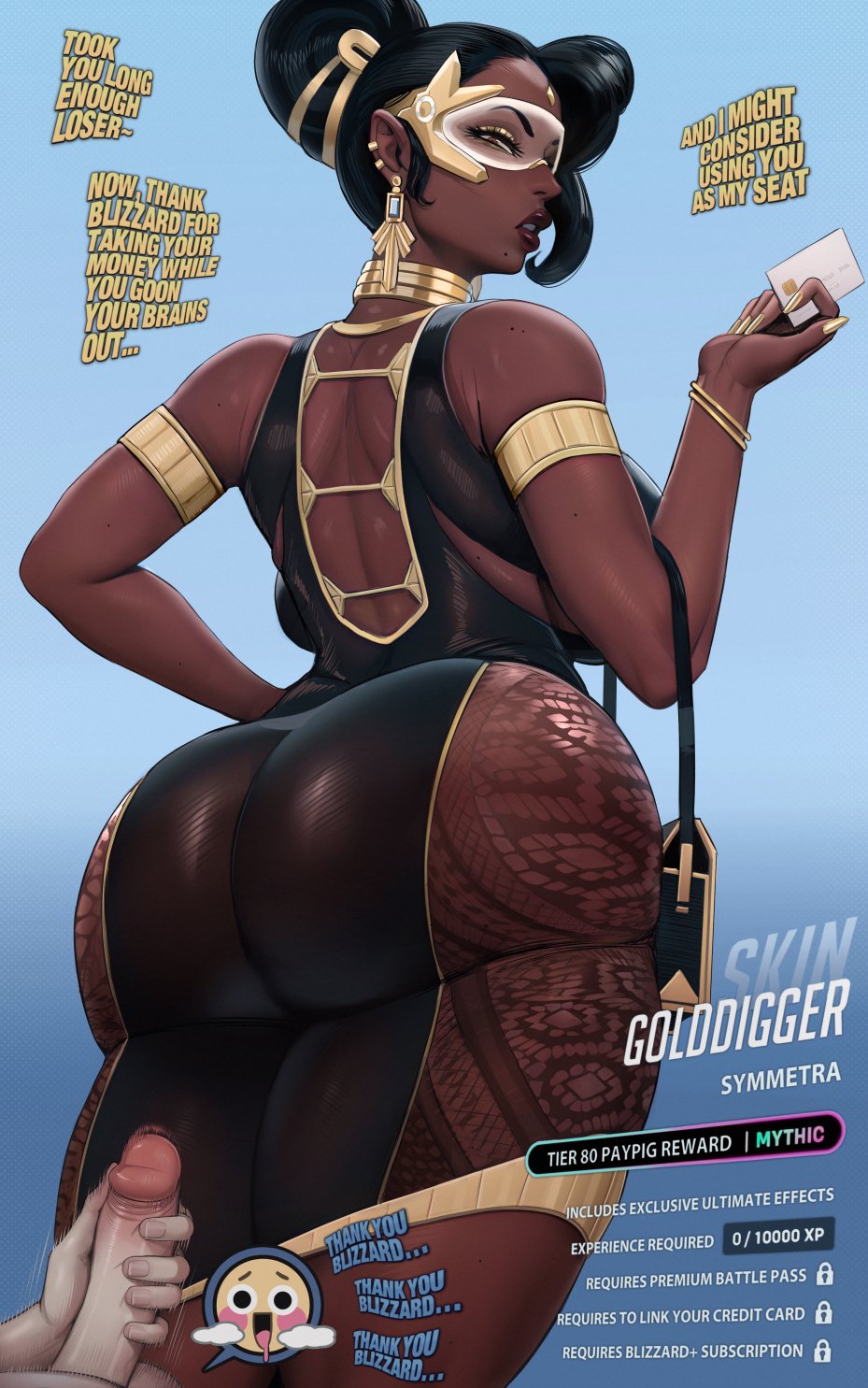Symmetra (Overwatch) Rule 34 – Ass