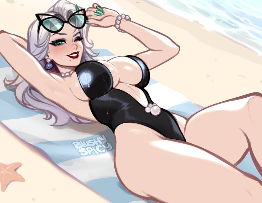Black Cat & Black Cat (Marvel) Rule 34 – Beach
