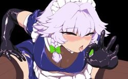 Sakuya Izayoi (Touhou) Rule 34 Video – Arms Under Breasts