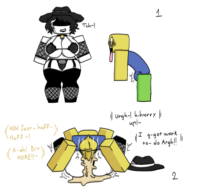 Jane Doe & Noir Jane Doe (Forsaken) Rule 34 – 1nonbinary