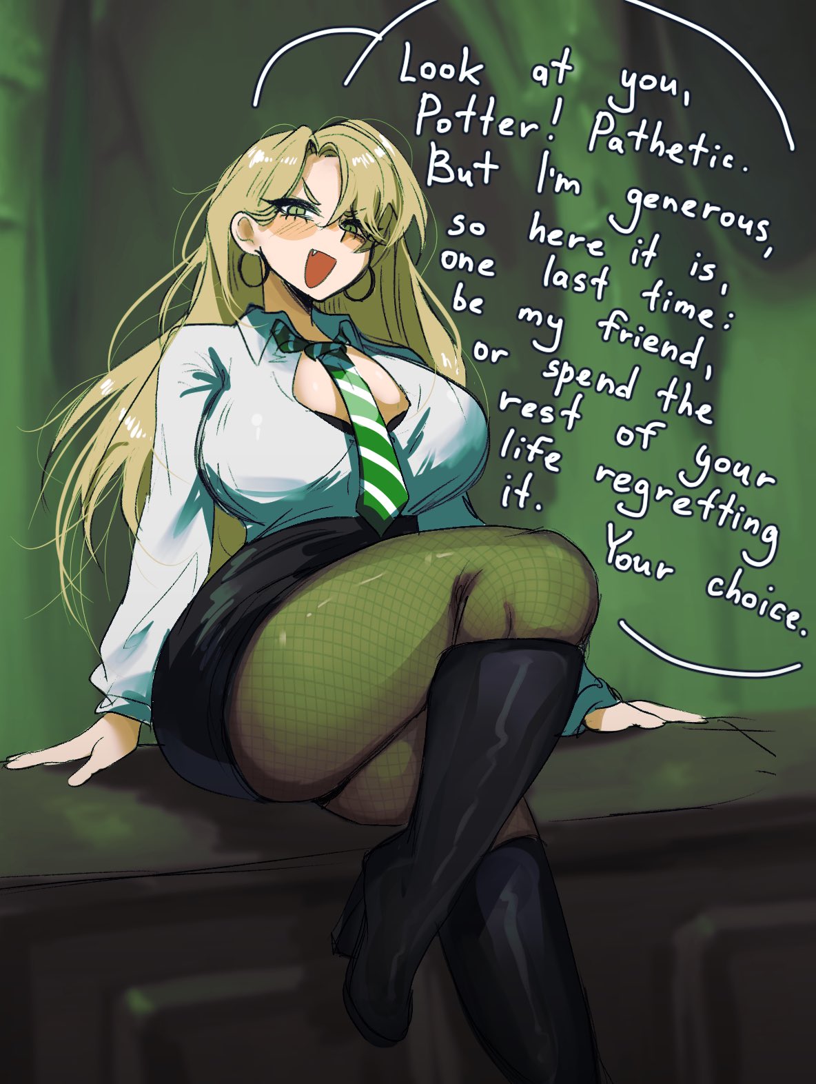 Draco Malfoy Harry Potter Rule 34 – Big Tits Hentai Pic by Oyxee
