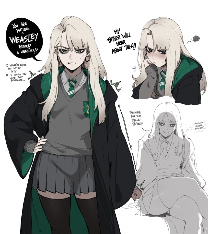 Draco Malfoy Harry Potter Rule 34 – Thick Thighs Hentai Pic #12