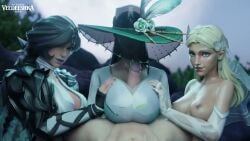 Hela & Invisible Woman (Marvel) Rule 34 Video – Light Skin
