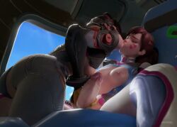 D.Va & Peni Parker Overwatch Rule 34 – Handjob 3D Animation