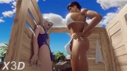 Ashe & Pharah (Blizzard Entertainment) Rule 34 Video