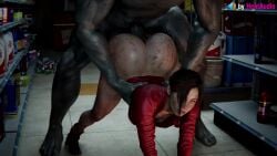 Claire Redfield & Mr X (Capcom) Rule 34 Video – Anal