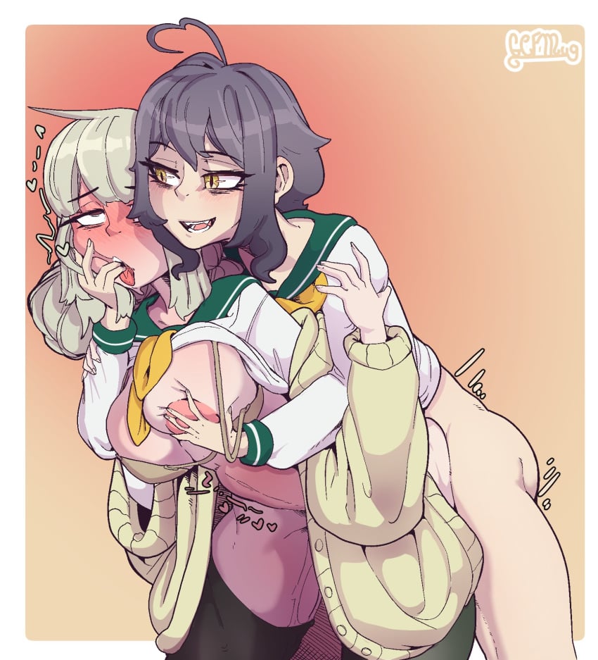 Araga Kiwi & Hiiragi Utena (Mahou Shoujo Ni Akogarete) Rule 34