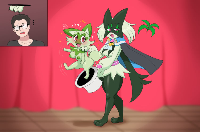 Generation 9 Pokemon & Meowscarada (Nintendo) Rule 34