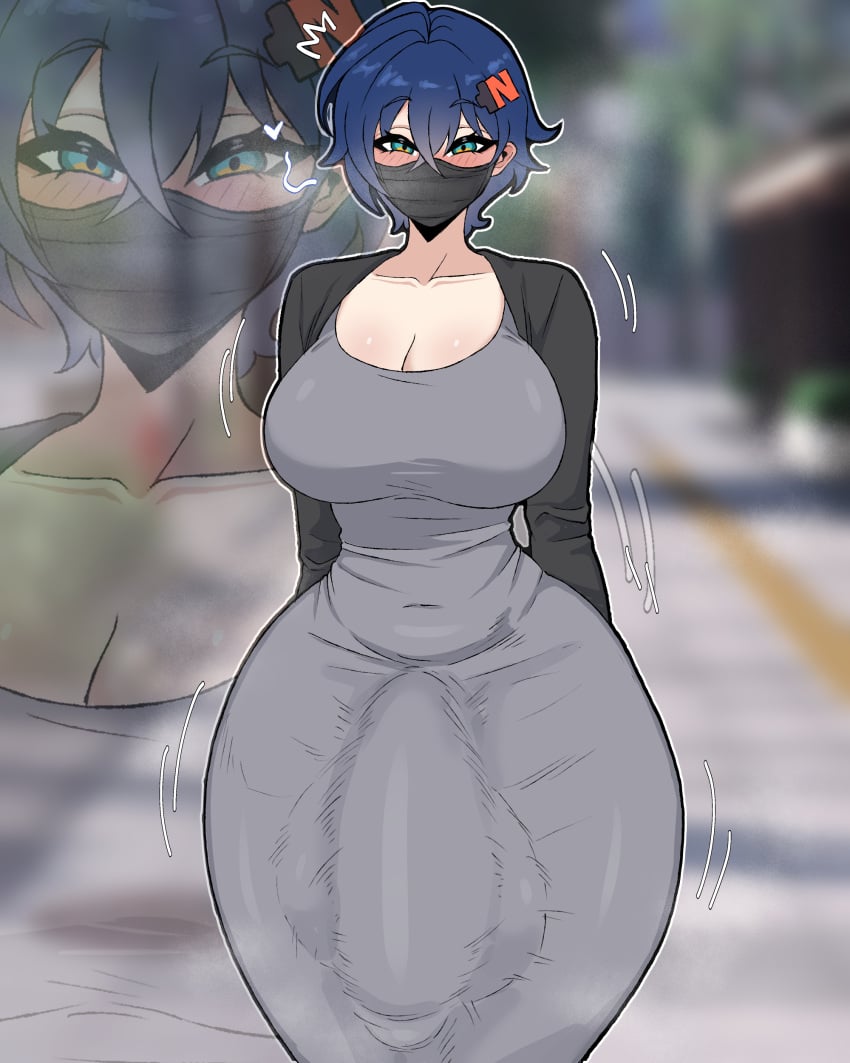 Belle Zenless Zone Zero Rule 34 – Futanari & Facemask Hentai Pic