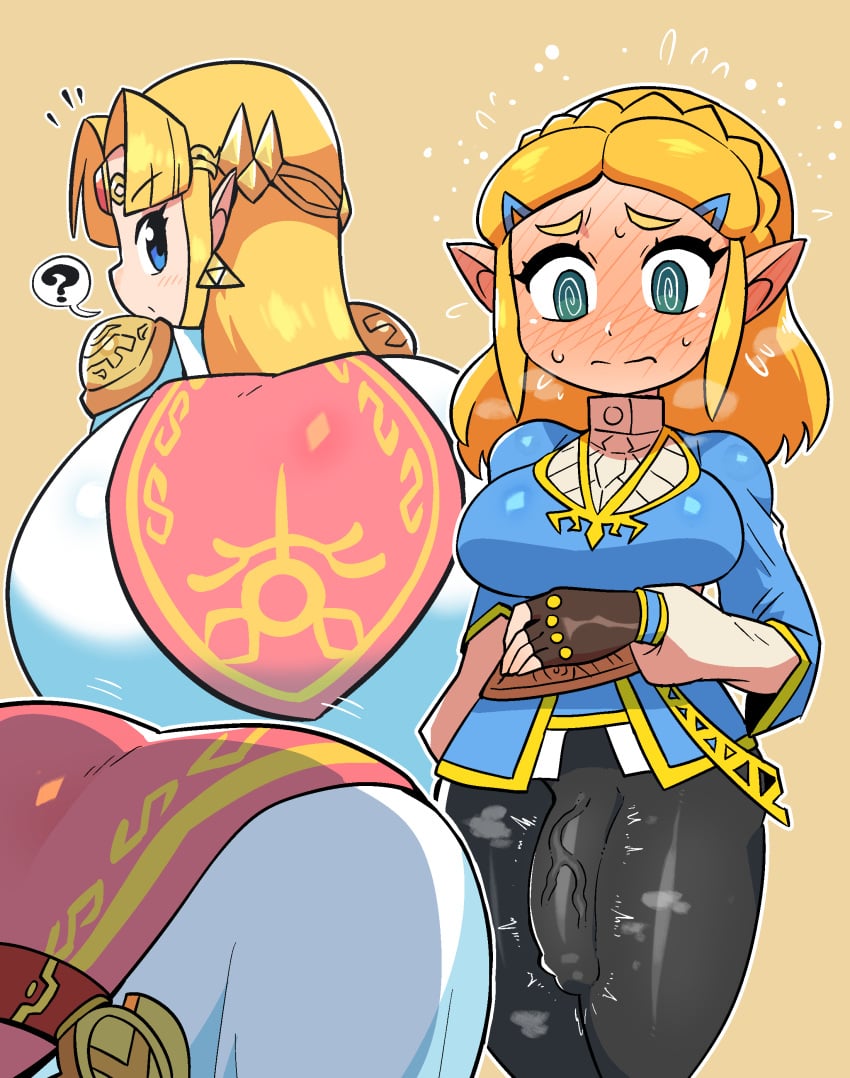 Princess Zelda & Zelda (A Link Between Worlds) Rule 34