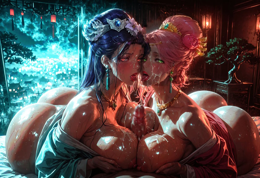 Gyokuyou & Lihua (Kusuriya No Hitorigoto) Rule 34