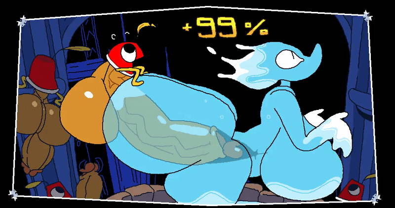 Cuptain & Miss Mizzle (Deltarune) Rule 34 GIF – Ass