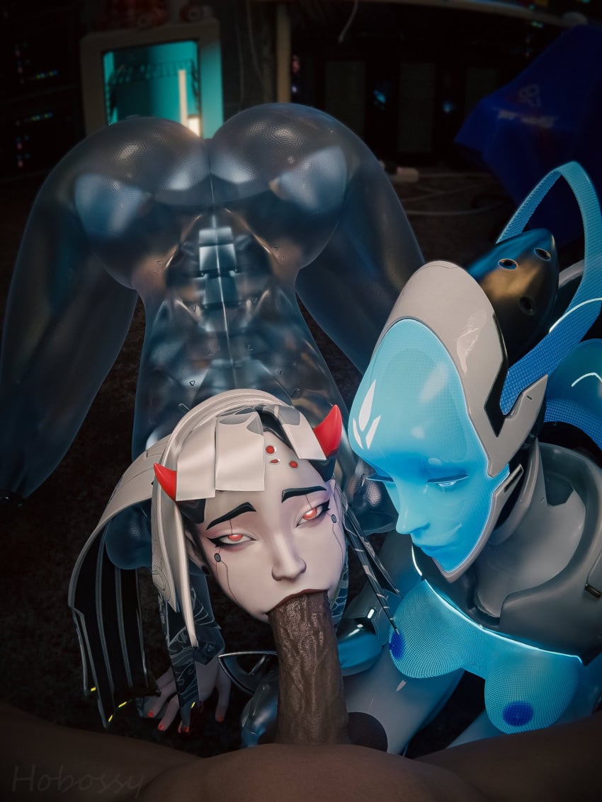 Echo & Shion (Overwatch) Rule 34 – Ass