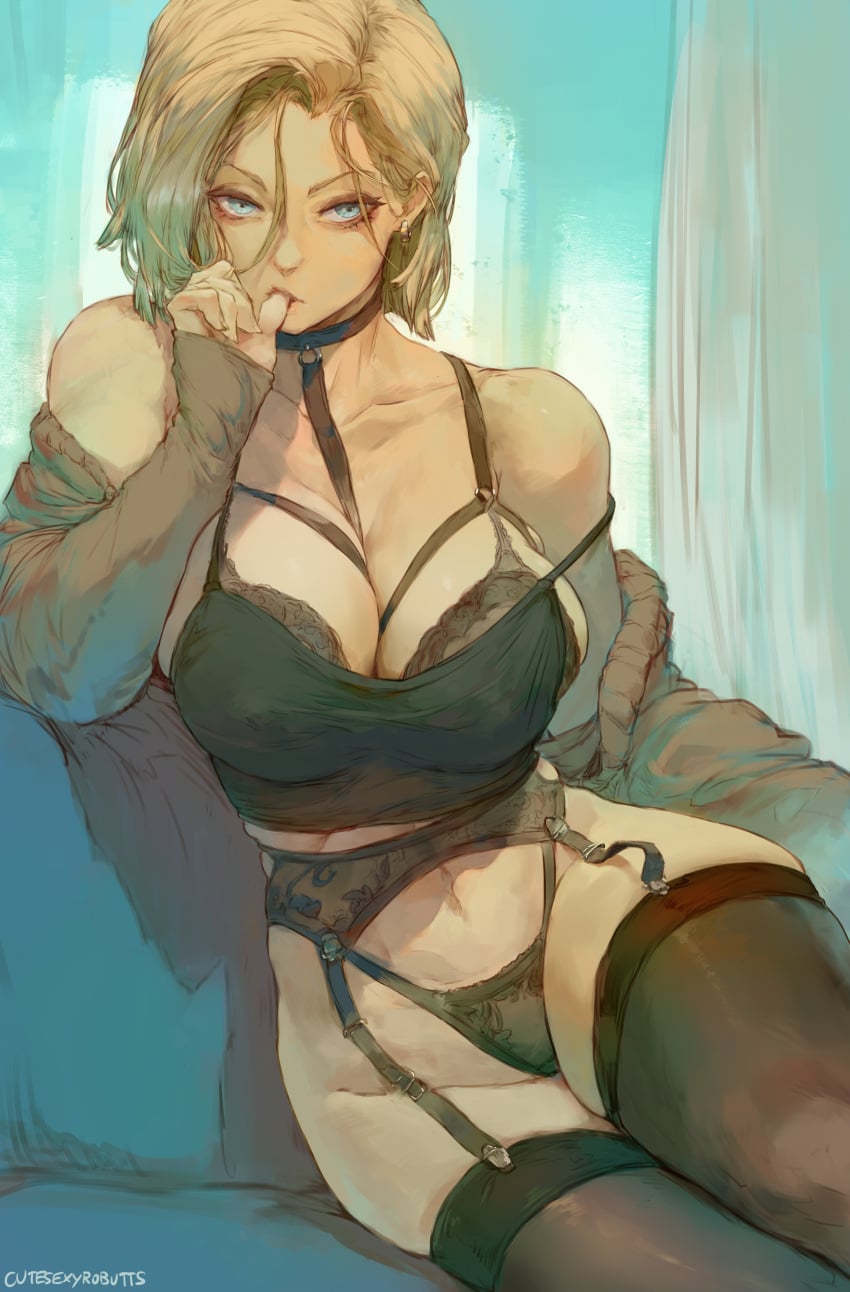 Android 18 (Dragon Ball) Rule 34 – Big Breasts