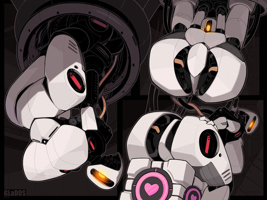 Glados & Glados (Portal) Rule 34 – 1 Eye