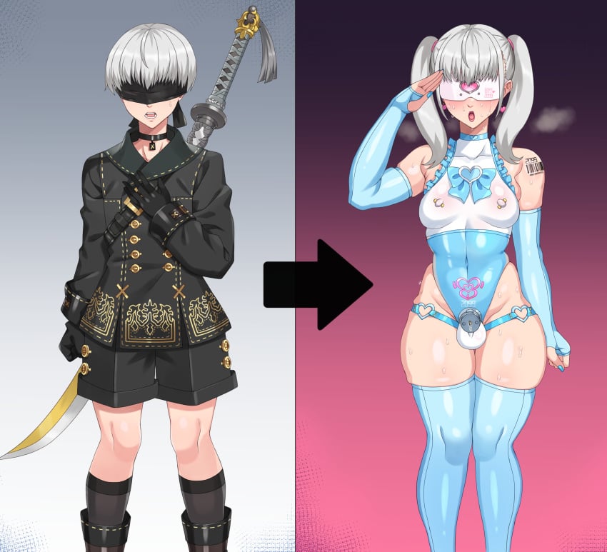 Yorha 9s (Nier) Rule 34 – Ass Expansion