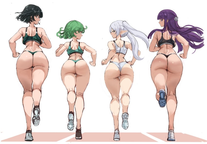 Esper Sisters & Fern (One-punch Man) Rule 34 – Ass